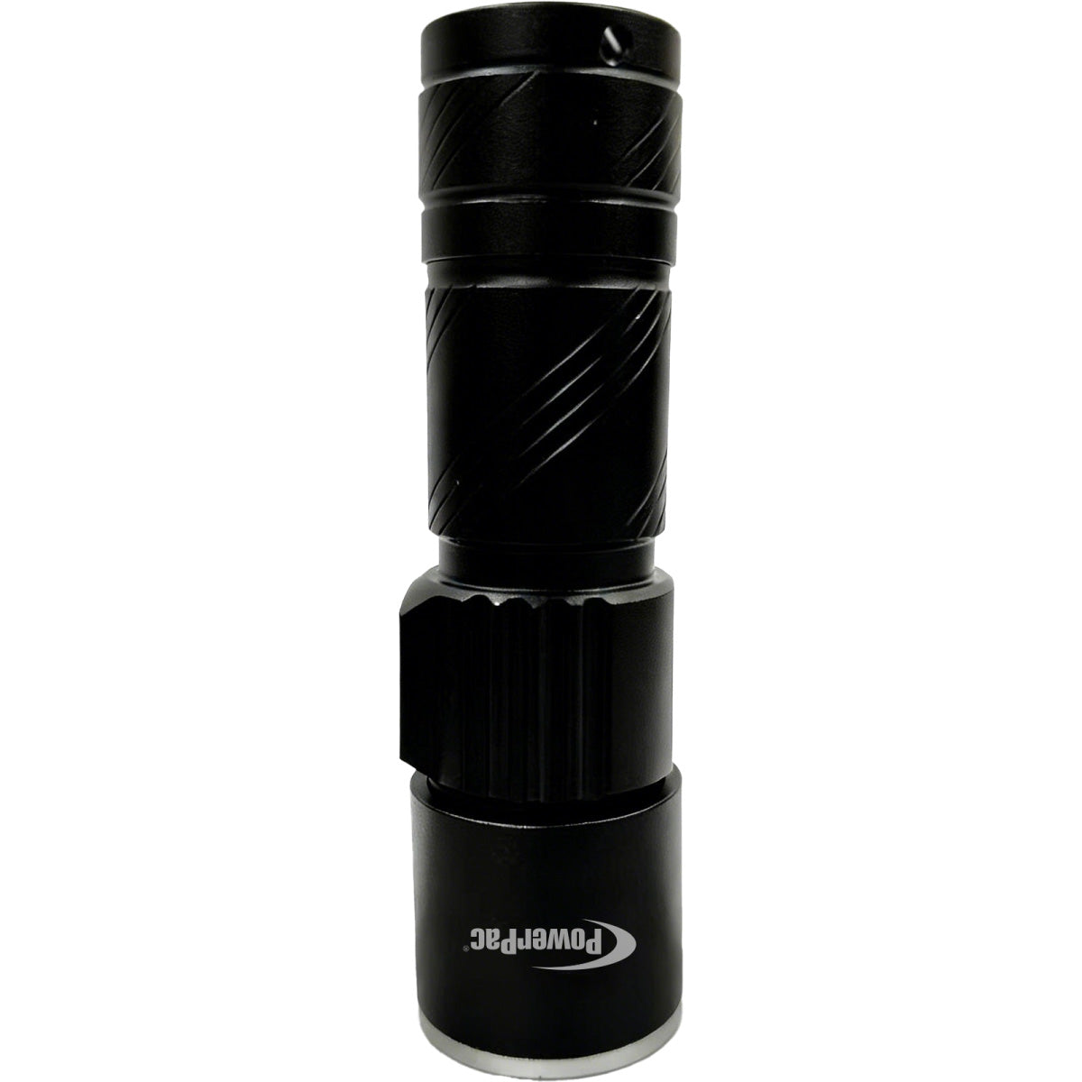 PowerPac USB Rechargeable LED Flashlight. High Power Portable EDC Torch light (PP8028)