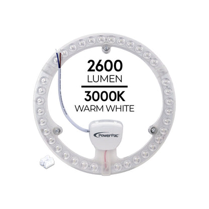 PowerPac LED Ceiling Lamp. Round Light. Circular Tube 36 Watts Warm white (PPC360WW)