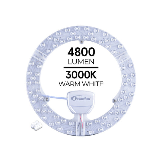 PowerPac LED Ceiling light Ceiling Lamp. Round Light 47 Watts Warm white (PPC470WW)