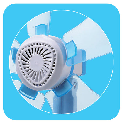 PowerPac 6 Clip/Table/Wall Fan – 5 Flexible Blades. Strong Airflow. Adjustable Tilt. PPC603A
