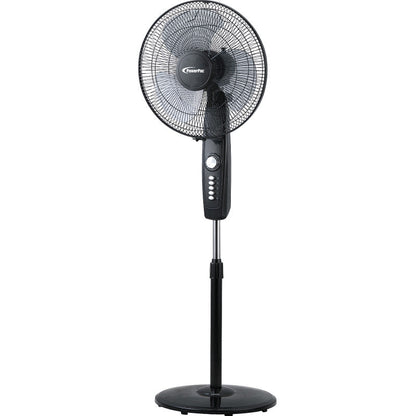 PowerPac 16 Stand Fan – Strong Airflow. Adjustable Tilt & Height. Oscillation. Timer. Durable. Energy-efficient. 4-Speed. black. PPFS30