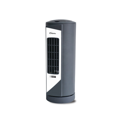 PowerPac 10 Tower Fan – Desk Fan. Oscillation. Portable. Compact. Energy-saving. Thermal protection. 3-Speed. grey. PPTF10