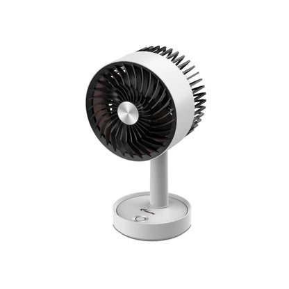 PowerPac 5 Table Fan – USB. Rechargeable. Portable Wireless. Adjustable Tilt. LED lights. Sturdy. 3-Speed. white. PPUF230