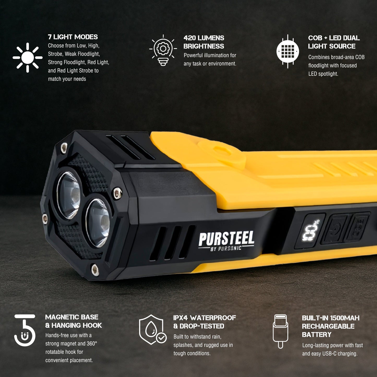 The Ultimate 2-in-1 Survival Beam: 106-LED Ultra-Bright Lantern & Power Bank