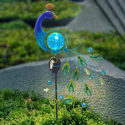 Paon solaire jardin
