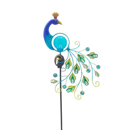 Paon solaire jardin