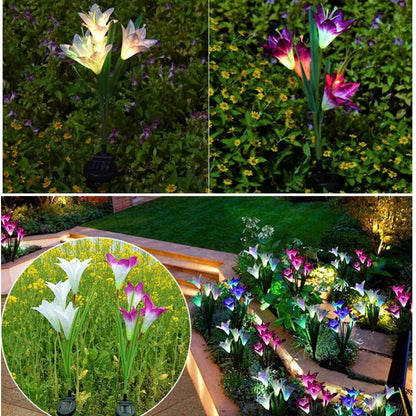 Piquet solaire jardin Lys de jardin