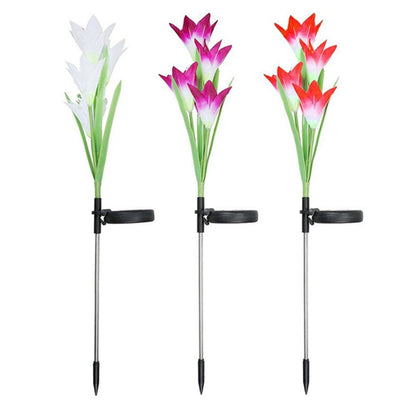 Piquet solaire jardin Lys de jardin