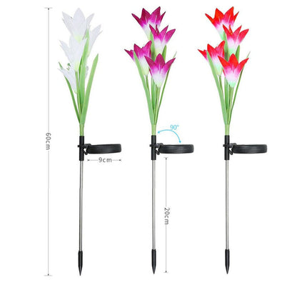 Piquet solaire jardin Lys de jardin