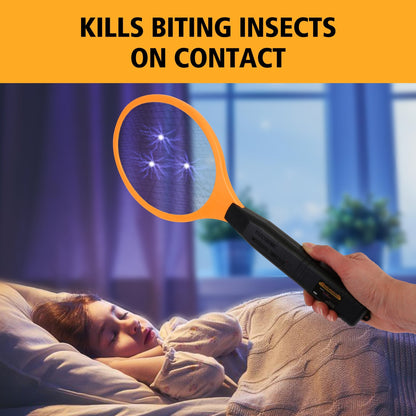 Bite Shield Racket Zapper | Electronic Insect Killer | Indoor/Outdoor