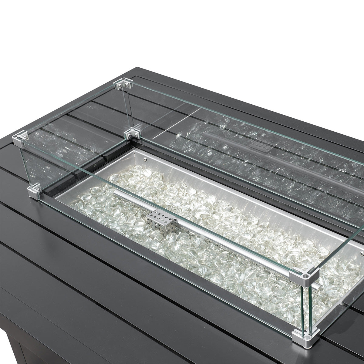 Aluminum Propane 48 Outdoor Fire Pit Table