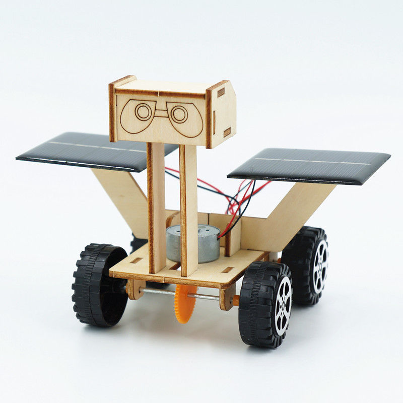 Student Science and Technology Small Production Solar Moon Mars Rover Robot - Diy Handmade Materials Physics Toy Stem Toys