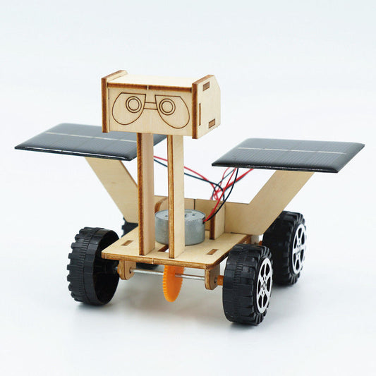 Student Science and Technology Small Production Solar Moon Mars Rover Robot - Diy Handmade Materials Physics Toy Stem Toys