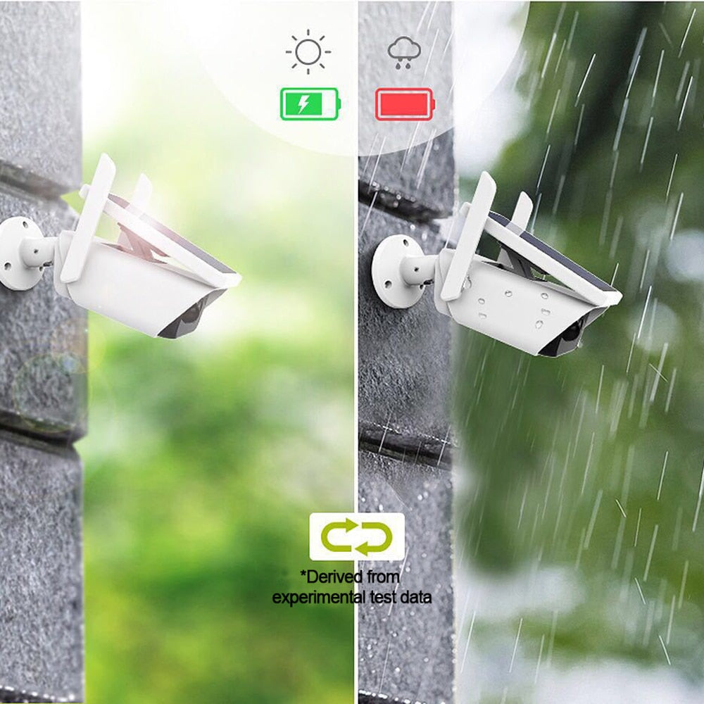 BYSL 4MP Solar Camera - Outdoor Wireless Battery Powered Full Color Night Vision Surveillance Security Protection CCTV PIR IP Camera