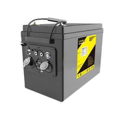 LiitoKala 12V 200Ah LiFePO4 Battery 12.8V Power For RV Campers Golf Cart Off-Road Off-grid Solar Wind .QC3.0 Type-C USB output