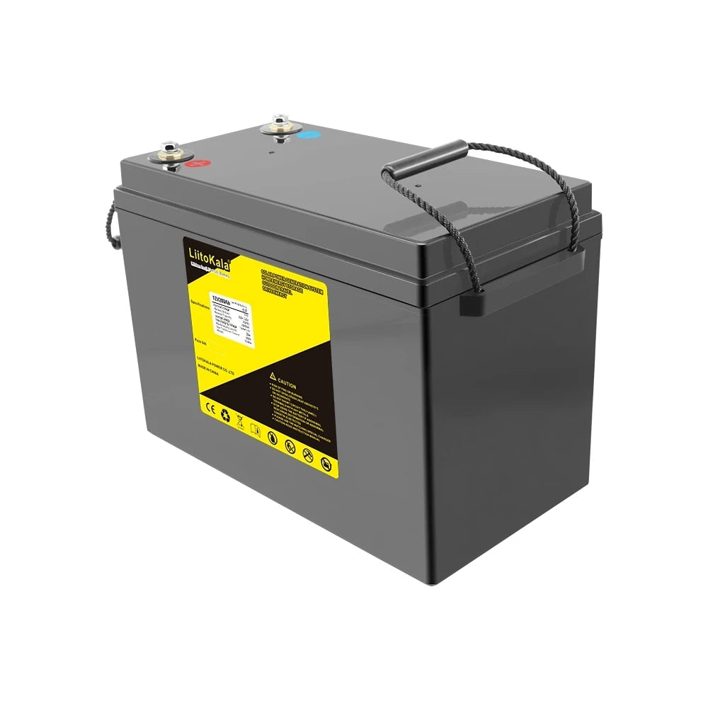 LiitoKala 12V 200Ah LiFePO4 Battery 12.8V Power For RV Campers Golf Cart Off-Road Off-grid Solar Wind .QC3.0 Type-C USB output