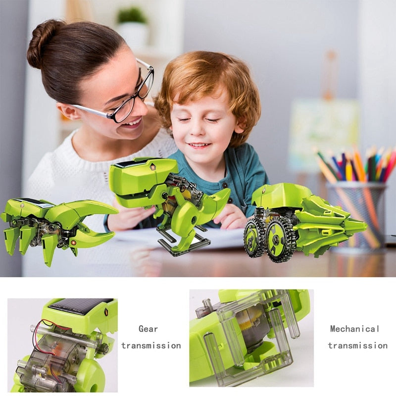 3In1 Assembling Dinosaur Solar Kit for kids Childern Gift Puzzle Robot Scientific Experiment Toys Stem Toy Educational Toys