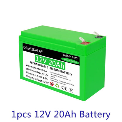 12V Battery 18650 Battery Pack 18650 lithium battery recharable battery Solar storage Battery Electric lighting Outdoor battery