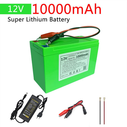 12v Battery 18650 Battery pack rechargeable lithium ion battery solar battery Electric toy car battery Storage battery with BMS