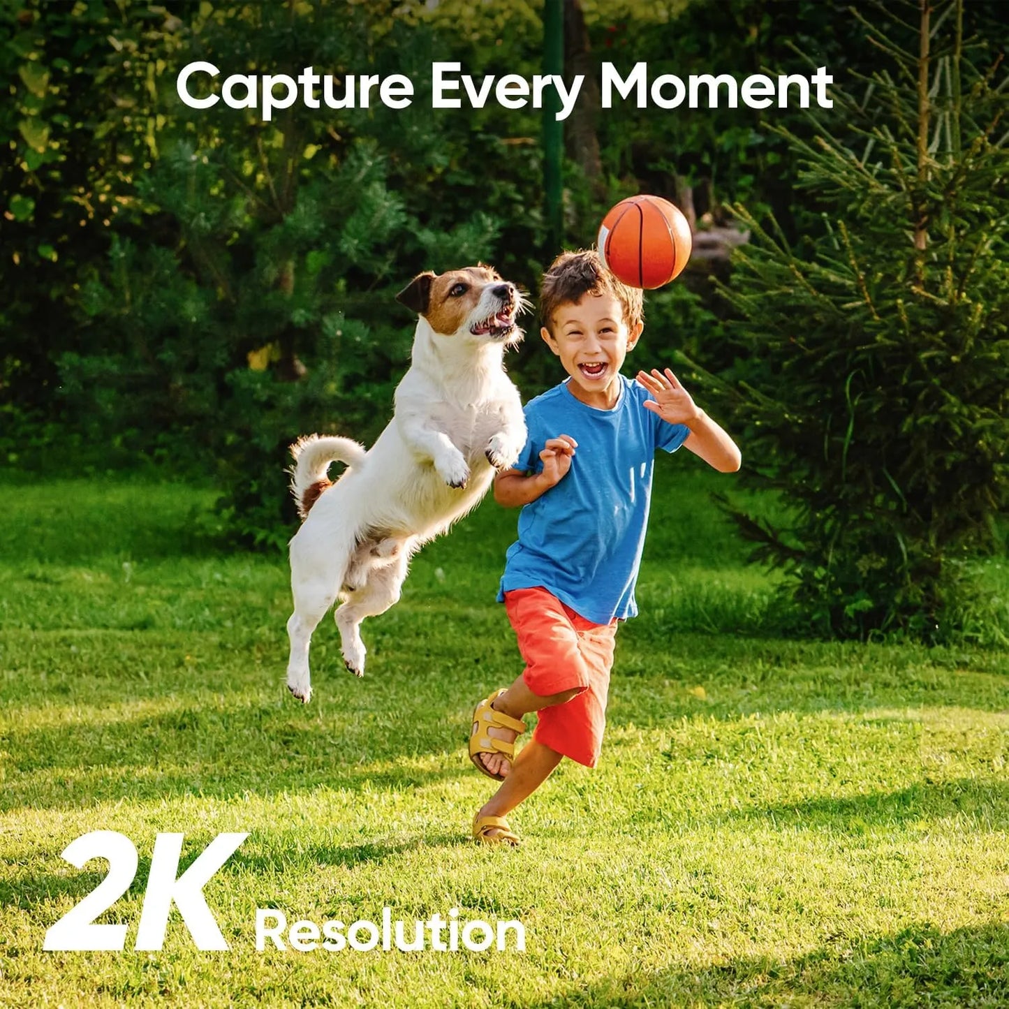 Eufy C210 SoloCam - Security Wireless Outdoor Camera 2K Resolution No Monthly Fee Wireless 2.4 GHz Wi-Fi Camera