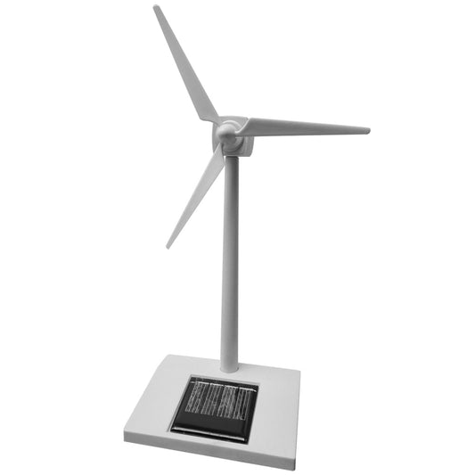 Solar Powered Windmill Toy 3D Windmill Model - Education Fun Science Toys ABS Plastics Wind Turbine for Kids Boy Puzzle Toys