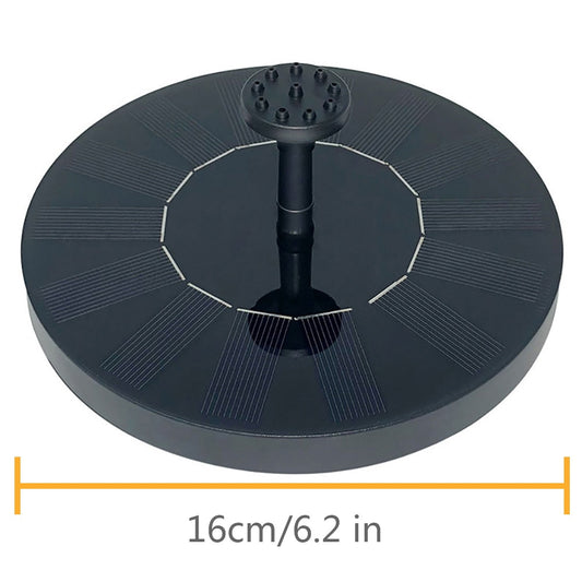 Mini Solar Water Fountain Pool Pond - Waterfall Fountain Garden Decoration Outdoor Bird Bath Solar Powered Fountain Floating Water