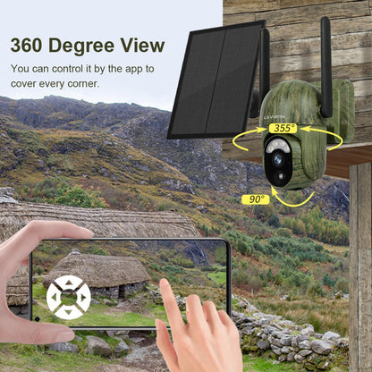 LS VISION LS-WS16M Solar Camera - 4MP 4G Solar Security Camera Wireless Outdoor WiFi Human/Animal Detection 2-Way Talk IP66 Waterproof Wildlife Camera