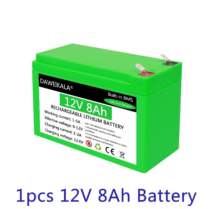 12V Battery 18650 Battery Pack 18650 lithium battery recharable battery Solar storage Battery Electric lighting Outdoor battery