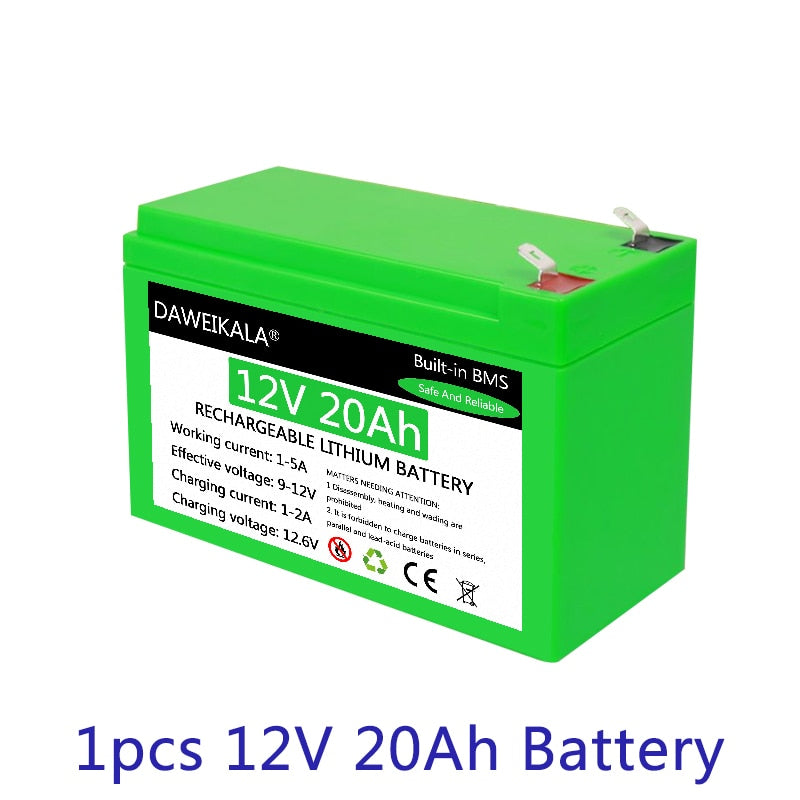 12V Battery 18650 Battery Pack 18650 lithium battery recharable battery Solar storage Battery Electric lighting Outdoor battery