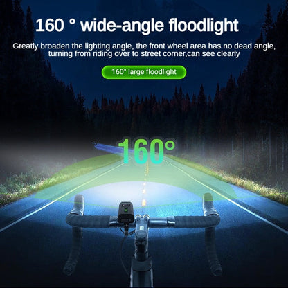 2023 new 10 lamps 2000 lumens super bright bicycle light - bicycle headlight Mountain bike riding equipment