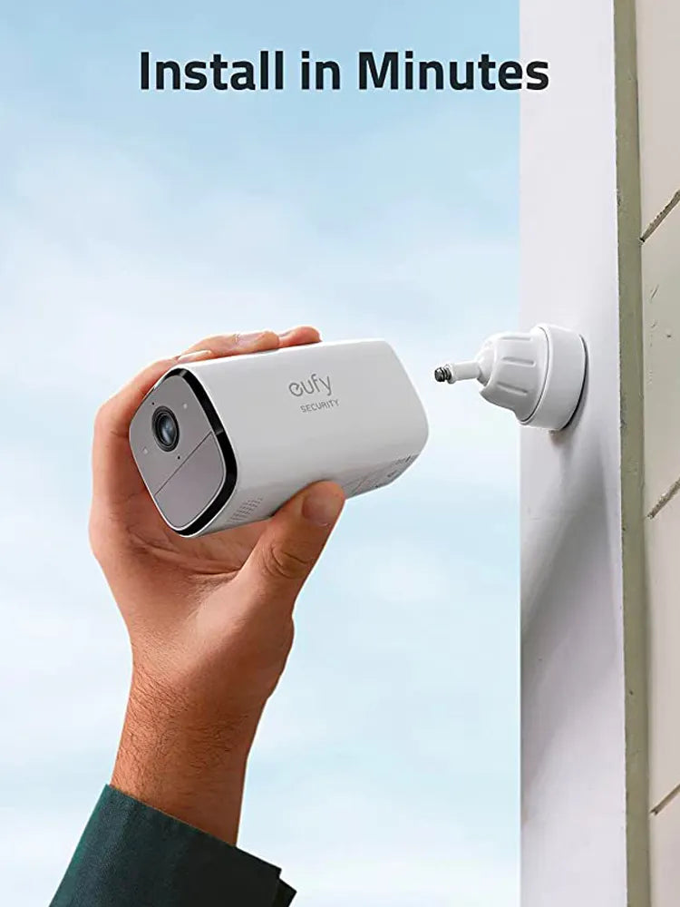 Eufy E40 security SoloCam - Outdoor Security Camera WiFi Wireless Wire-Free 2K Resolution90dB Alarm IP65 Weatherproof