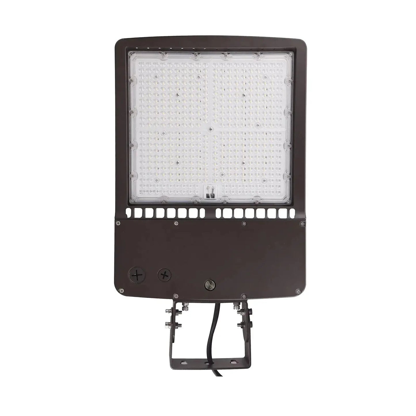 300W LED Parking Lot Shoebox Light-42.000 Lumens-5700K-With Bracket Mount-5 Years Warranty