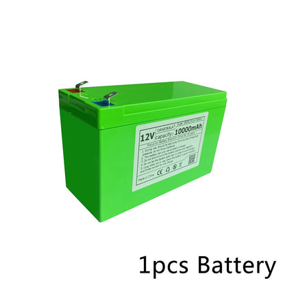 12v Battery 18650 Battery pack rechargeable lithium ion battery solar battery Electric toy car battery Storage battery with BMS