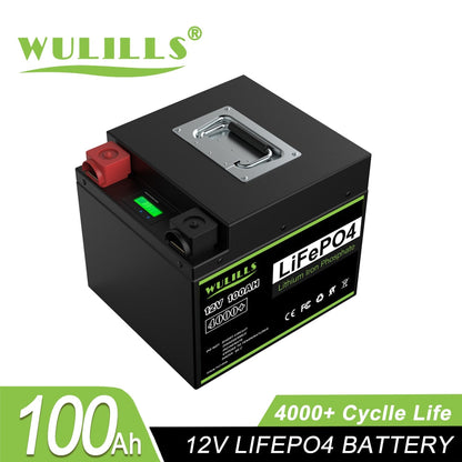 New 12V 24V 48V 100Ah 200Ah 280Ah 400Ah LiFePo4 Battery Pack Built-in BMS Lithium Iron Phosphate Battery For Solar Boat no Tax