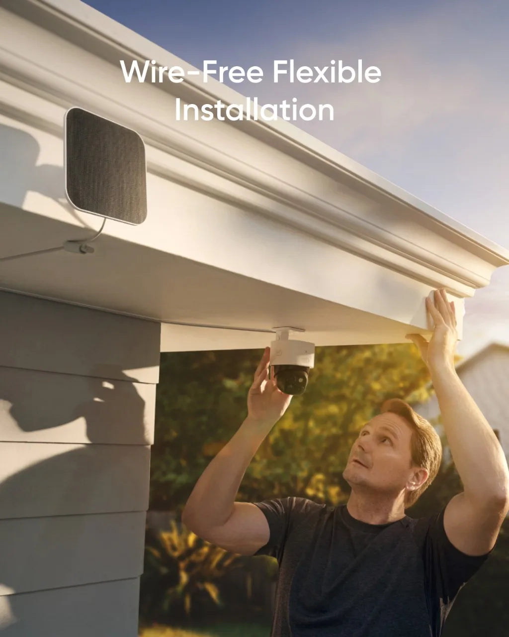 Eufy S340 SoloCam - Solar Security Camera Wireless Outdoor Camera 360° Surveillance No Blind Spots 2.4 GHz Wi-Fi No Monthly Fee