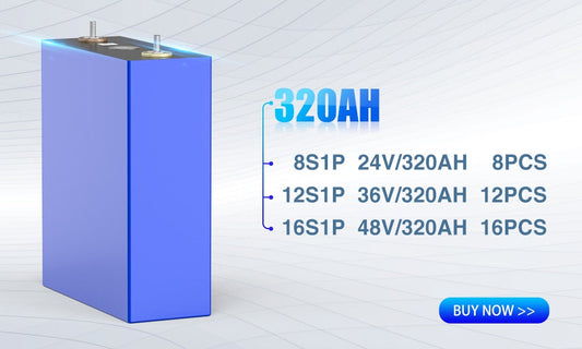 1PCS 3.2V 320Ah 310Ah Lifepo4 Battery Cell Lithium Iron Phosphate Solar RV Grade A DIY 12V 24V 48V RV Boat Home Energy