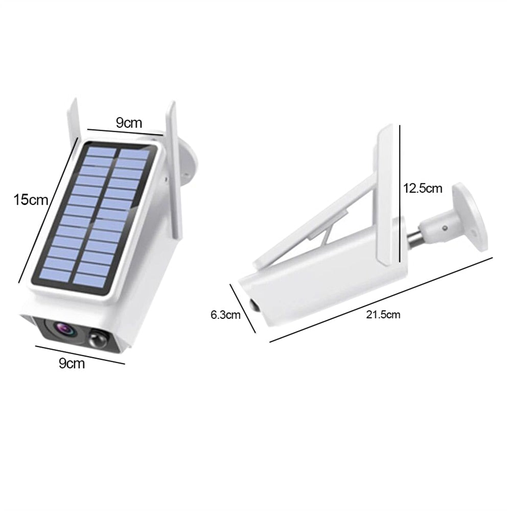 BYSL 4MP Solar Camera - Outdoor Wireless Battery Powered Full Color Night Vision Surveillance Security Protection CCTV PIR IP Camera