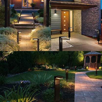 Lampe solaire jardin design Noire