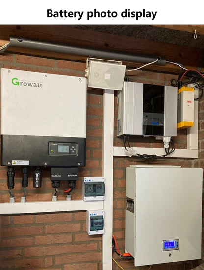 48V 200AH 10KW LiFePO4 Battery Powerwall Lithium Solar Battery 6000+ Cycles Built-in 200A BMS RS485 CAN For Home Storage NO TAX