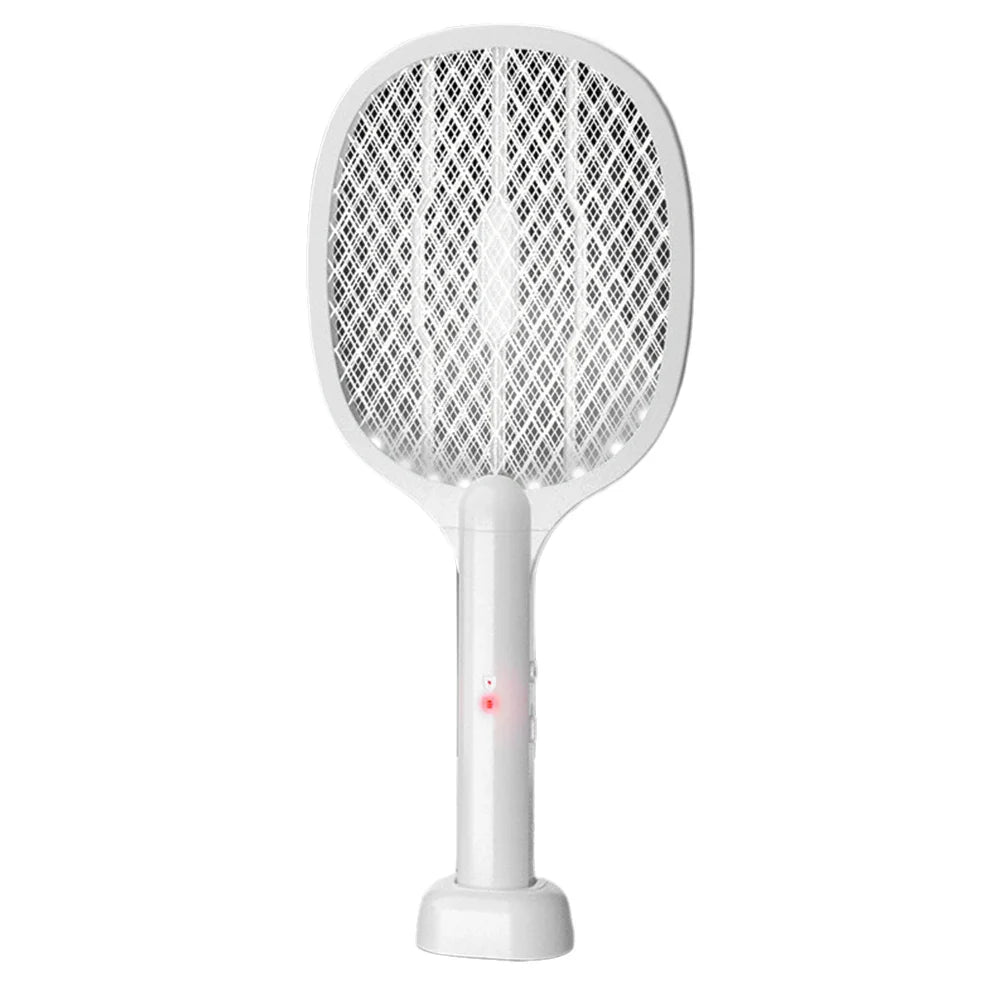 3000V Rechargeable 2-in-1 Bug Zapper – Electric Fly Swatter & UV Mosquito Lamp