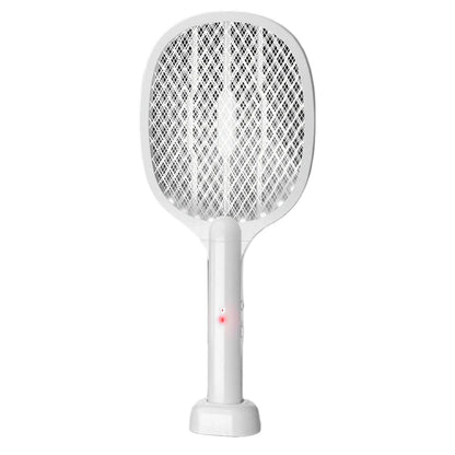 3000V Rechargeable 2-in-1 Bug Zapper – Electric Fly Swatter & UV Mosquito Lamp