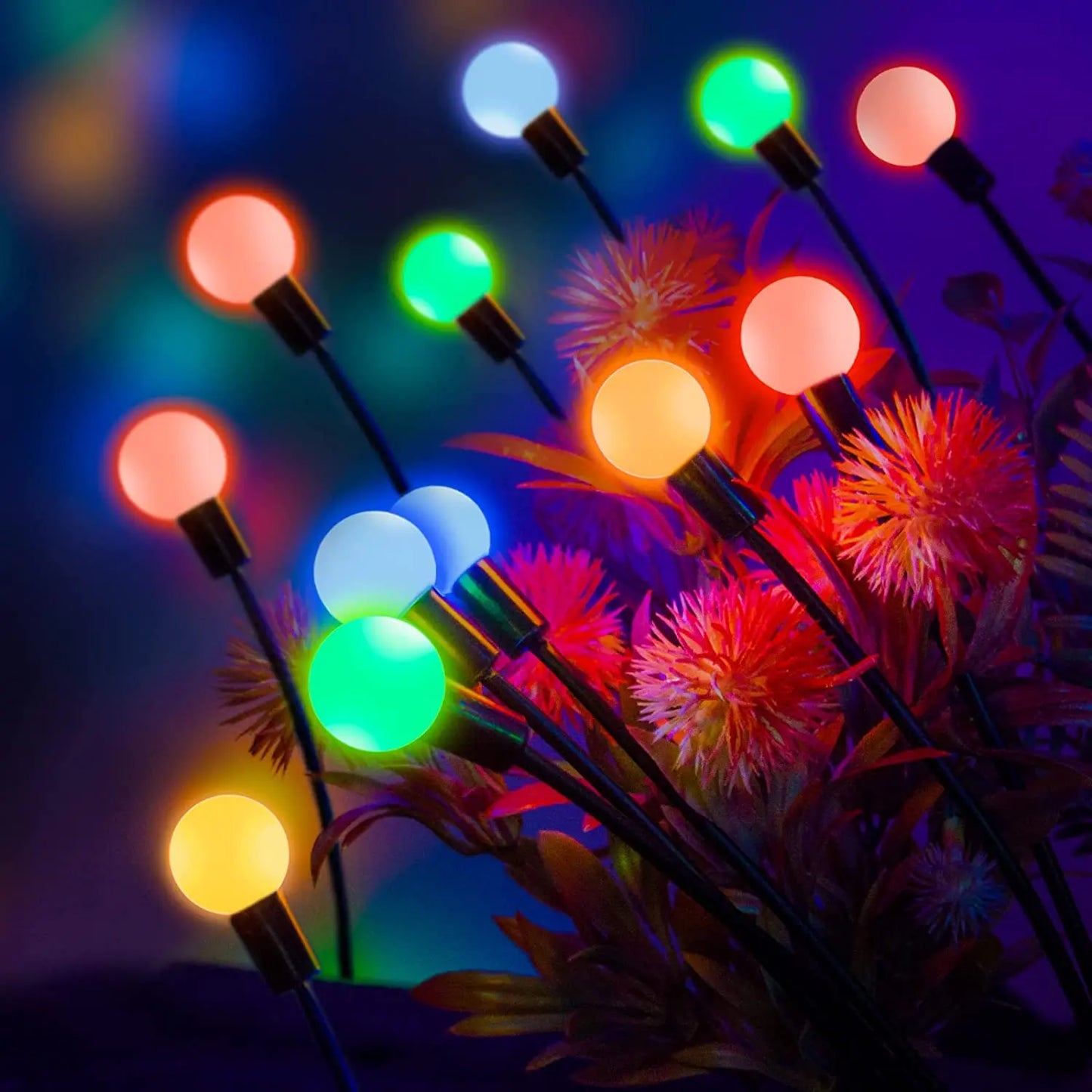 Lampe luciole solaire 10 LED