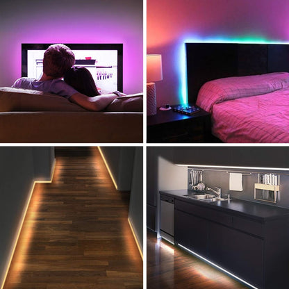 32.8ft WiFi Smart Flexible Waterproof RGB LED Strip Lights
