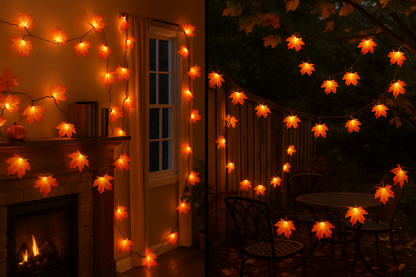 Modern White LED String Lights 3m 20 Warm White Lamps