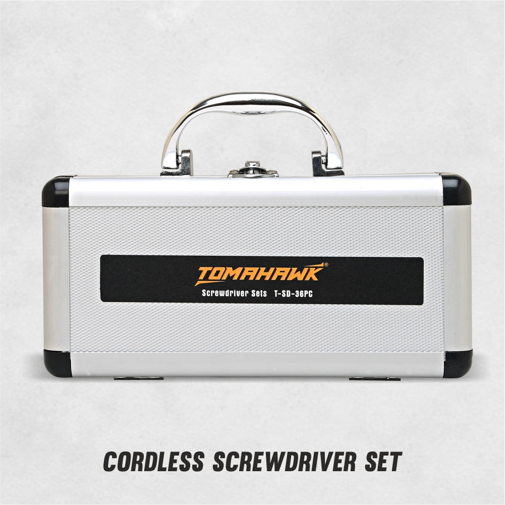 36 Pc. Cordless Screwdriver Set w/ LED Light TSD36
