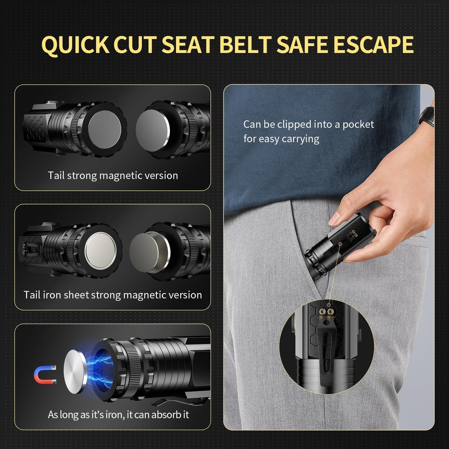 T8 | ASORT Mini Handheld LED Flashlight