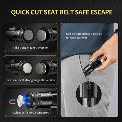 T8 | ASORT Mini Handheld LED Flashlight
