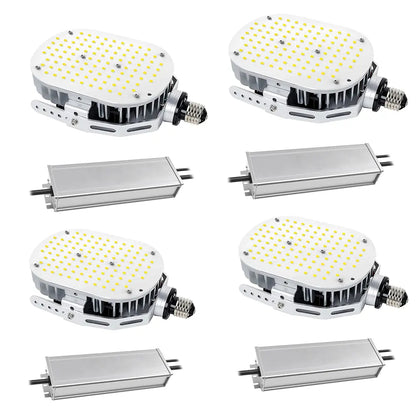 75W-LED Shoebox Retrofit Kit Lights-E39/E26 Base-150-250W MH/HPS Equivalent. Great for Street Shoebox Lamp. Flood Lights. High Bay and etc-10.800 Lumens-ETL+DLC Listed