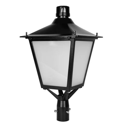 LED Decorative Post Top Light-30/50/60W Wattage Selectable-3000K/4000K/5000K CCT Adjustable-AC 100-277V