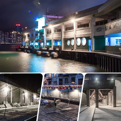 300W LED Flood Light-45.000 Lumens-AC 120~277V-CCT 5700K-UL+DLC-5 years warranty